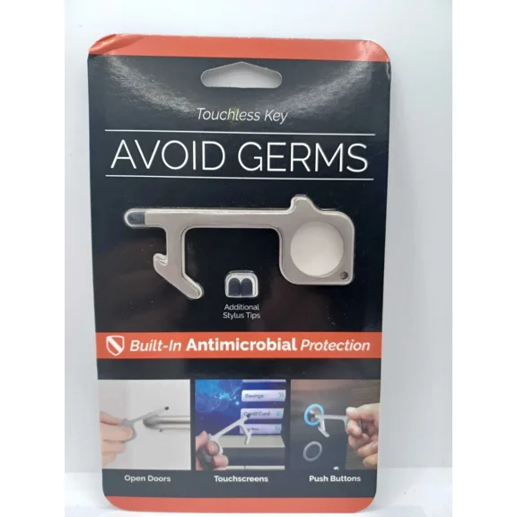 Fellowes Touchless Key And Stylus Antimicrobial Door Opener - Silver