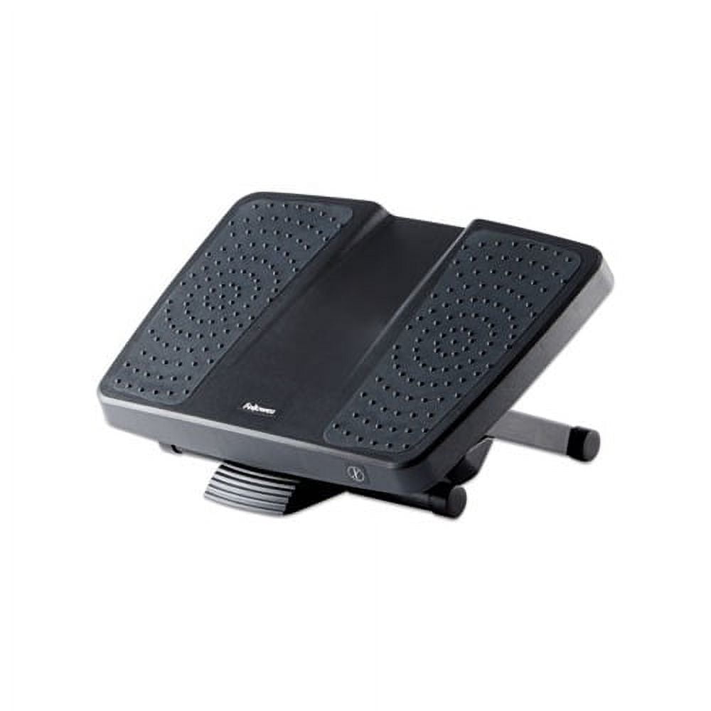 Adjustable Black Plastic Foot Support with Massage Surface