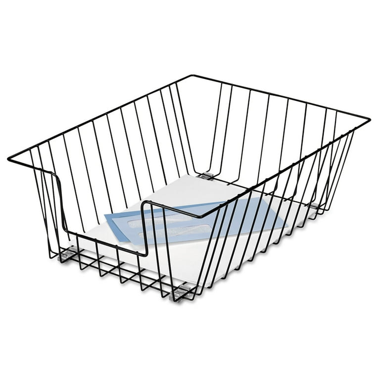 Wire Desk Tray Organizer, 1 Section, Legal Size Files, 12 Wire Desk Tray Organizer, 1 Section, Legal Size Files, 12