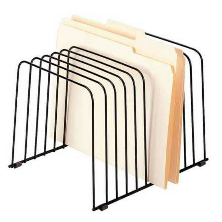 Wire Desktop Organizer, 11 Sections, Letter to Legal Size Files, 9 Wire Desktop Organizer, 11 Sections, Letter to Legal Size Files, 9