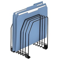 Officemate Letter Size Wall File Set - 3-Pocket Organizer For Documents & Mail, Recycled Plastic, Black