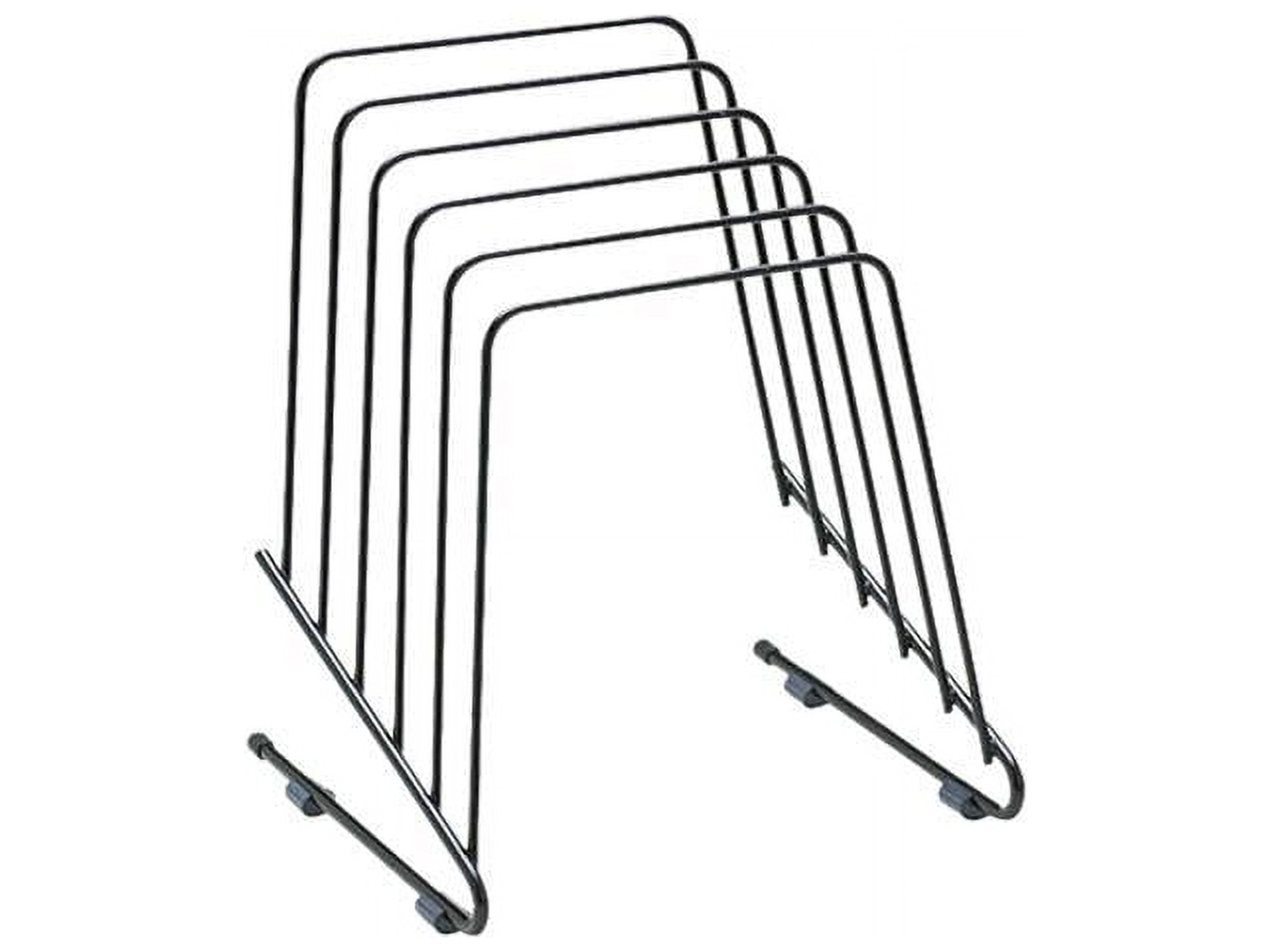 Black Metal Wire 5-Section Document Sorter