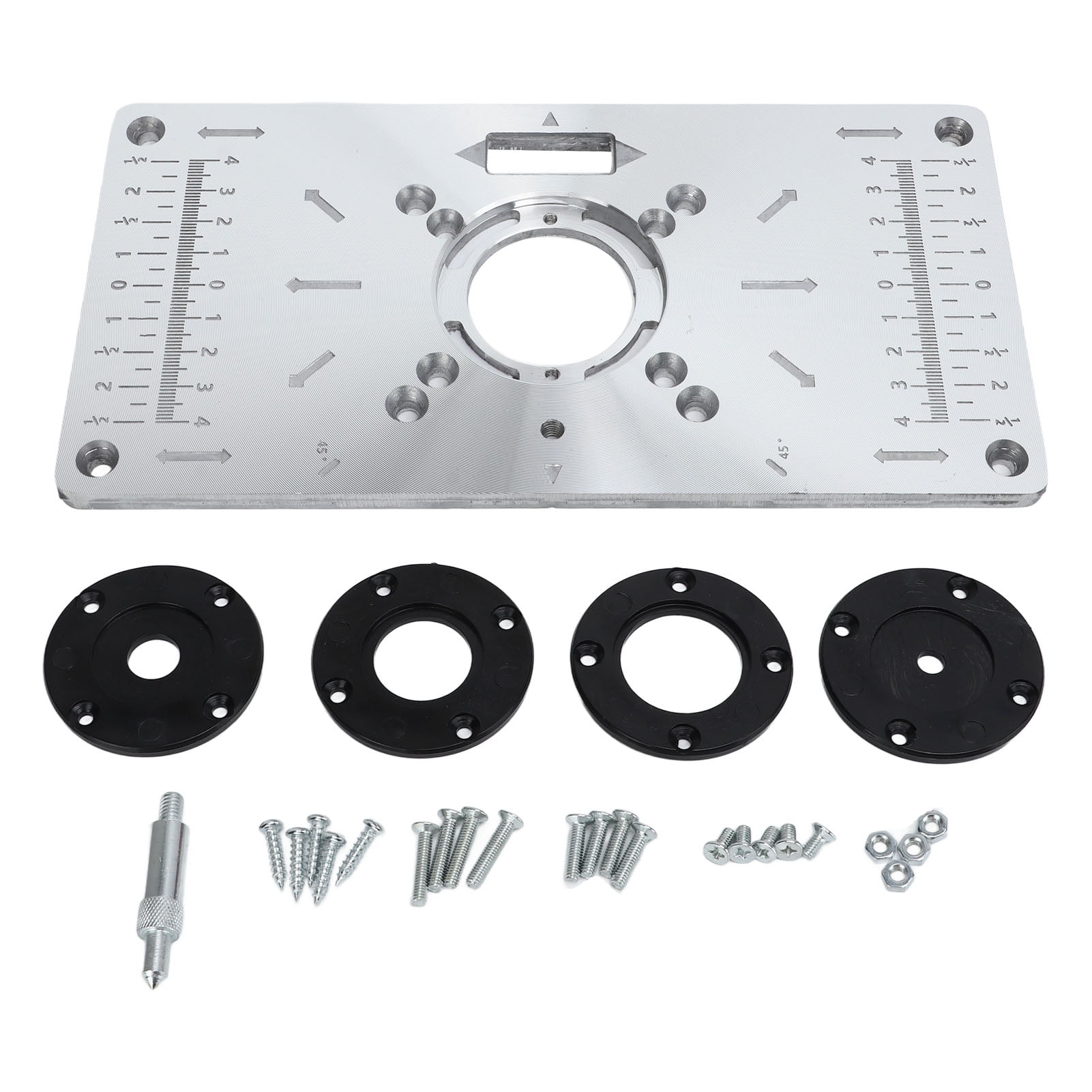 Felmuzaro Aluminum Router Table Insert Plate for Woodworking Trimming ...