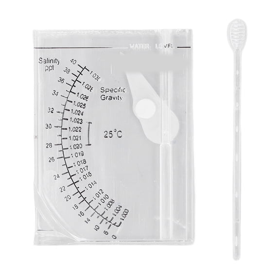 Felmuzaro Aquarium Salinity Tester and Hydrometer for Saltwater Fish Tanks