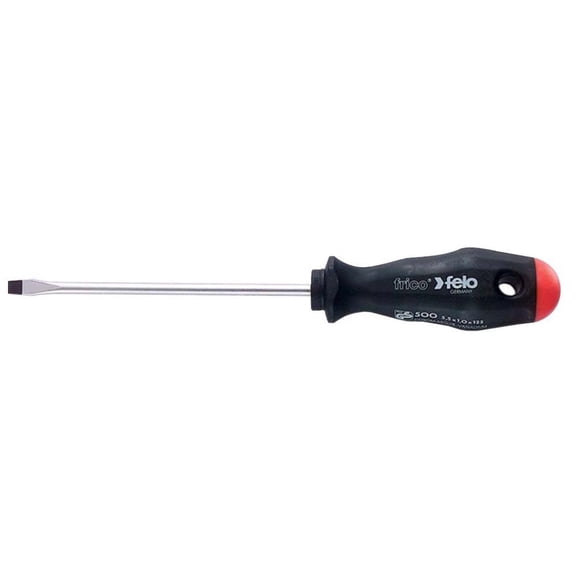 Felo 1/4 In. X 6 In. Slotted Screwdriver - 2 Component Handle