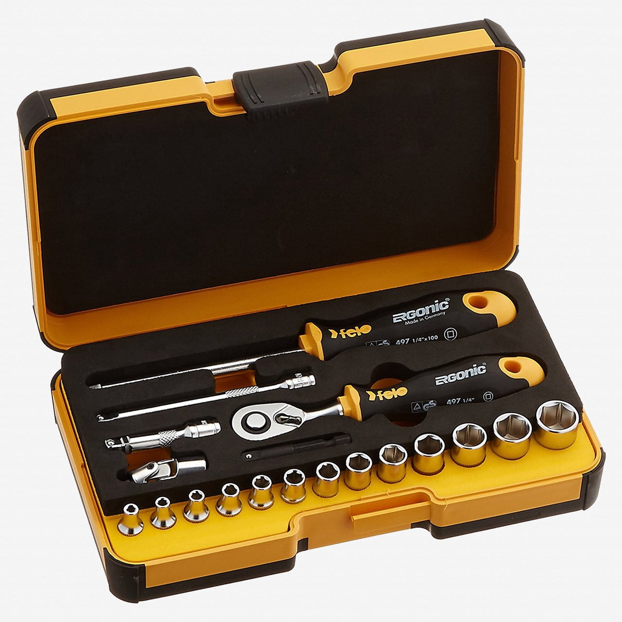 Felo R-GO 19 19pc Box Sockets, Ergonic Ratchet, INCH - Walmart.com