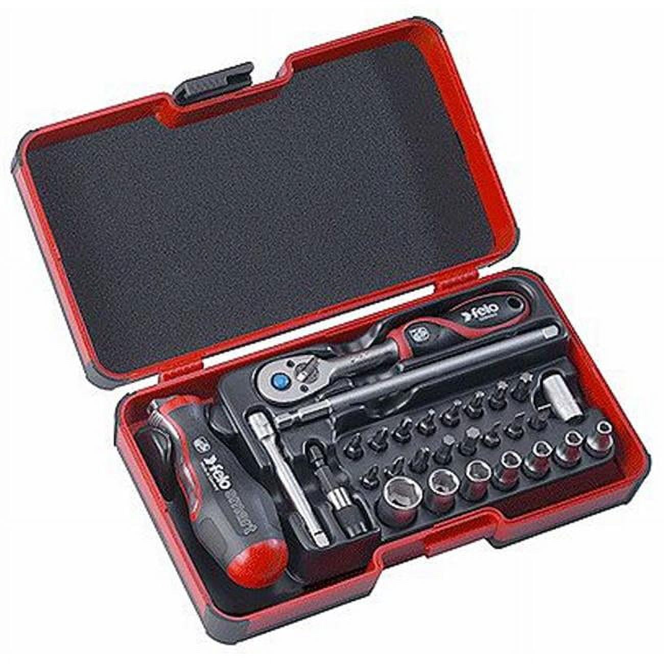 Felo Esmart Set Felo Smart II 29 Piece Socket and Bit Set - PH/PZ/Hex/Torx - Walmart.com