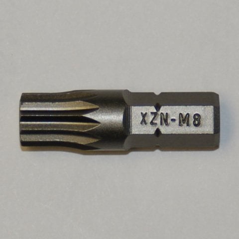 Felo - XZN M8 x 1in Bit on 1/4in stock - 50366
