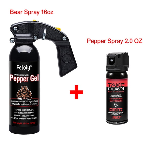 Feloiy 16oz Bear gel with Pepper Spray 2.0 OZ