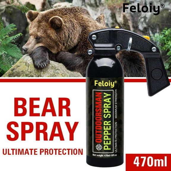 Feloiy Bear Spray 16oz Powerful Stream Strongest Legal Formula