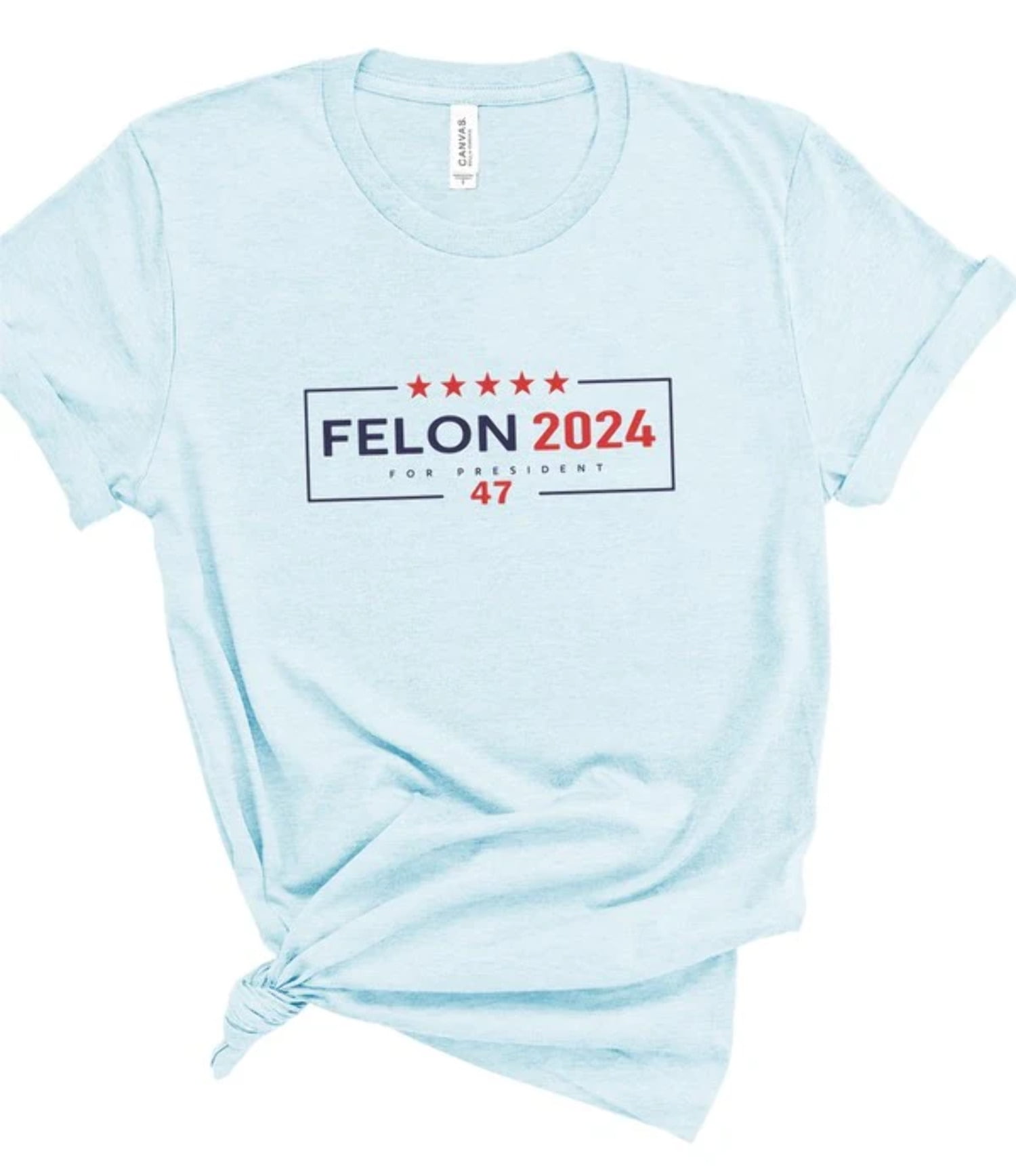 Felon 2025 For President 47 Softstyle Plus Size Tee