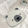 thumbnail image 1 of Felowaigam Bathroom Rug Cute Animal Pattern Fun Bath Mat, Microfibre Soft Oval Rug, Rubber Back, Multi-Color, Durable, Machine Wash Bath Mat for Bathroom Floor, 1 of 4