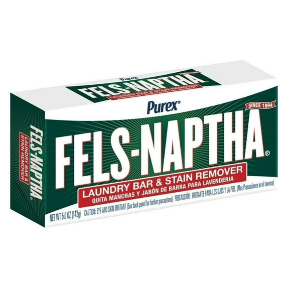 Fels-Naptha Laundry Bar Soap, Solid, 5.5 oz. Box Pack of 24