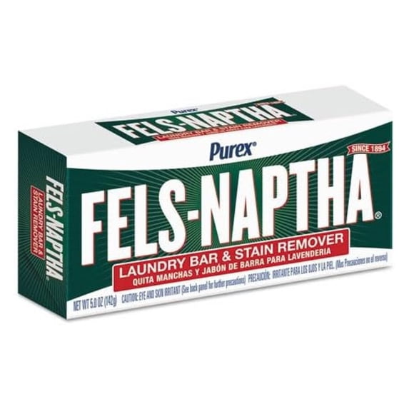Fels-Naptha Laundry Bar & Stain Remover, Heavy-Duty Laundry Soap, 5 oz (Pack of 24)