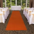 thumbnail image 1 of Felt Aisle Runner for Wedding Runway and VIP Events Solid Orange, 1 of 2