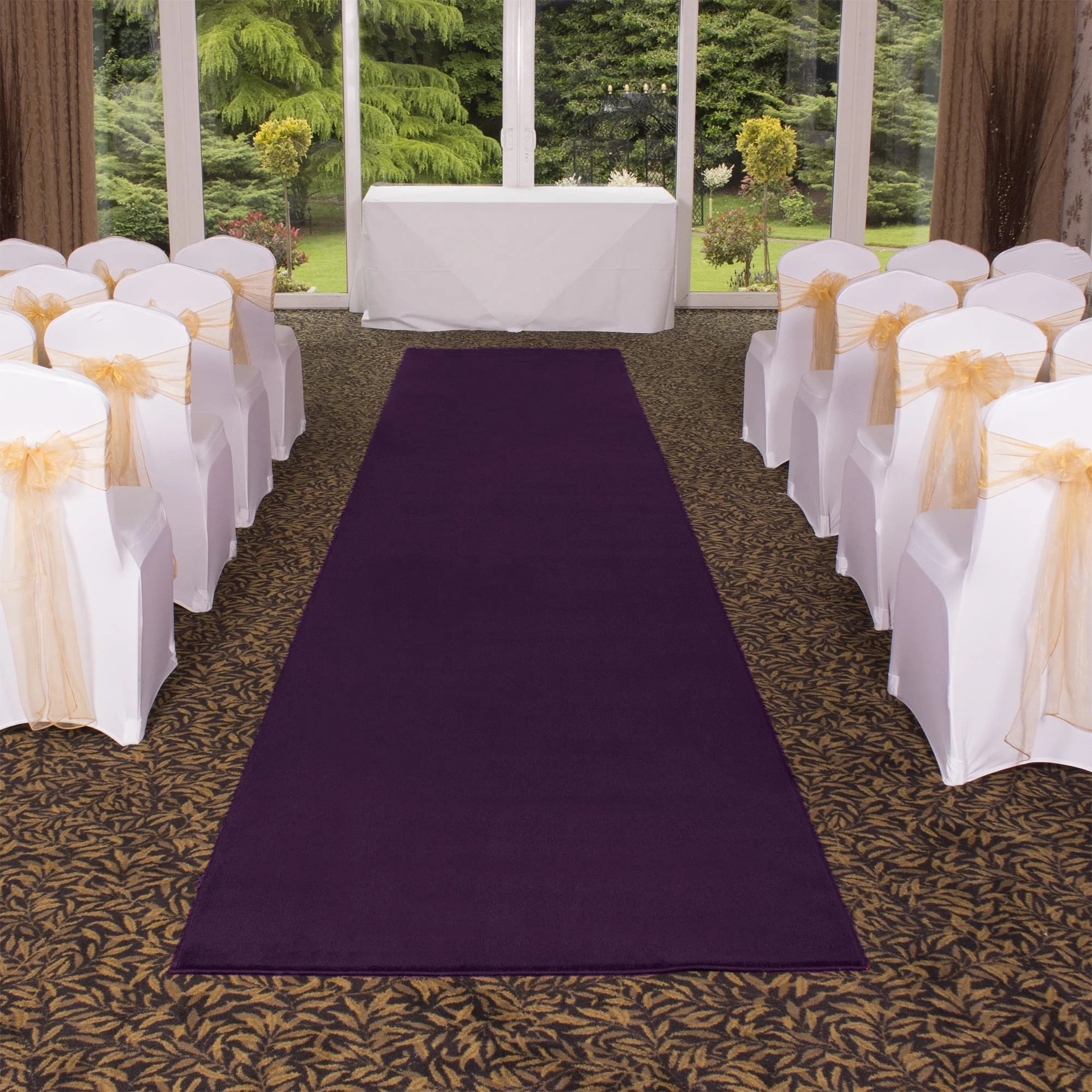 Black wedding aisle runner sale