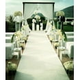 thumbnail image 1 of Felt Aisle Runner for Wedding Runway and VIP Events Solid White 48"X240"(4ft X20ft), 1 of 2