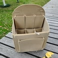 thumbnail image 1 of Felt Backpack Organizer, Mini Purse Organizer Insert with Multiple Pockets, Lightweight Small Backpack Insert for Neat Storage, 1 of 6