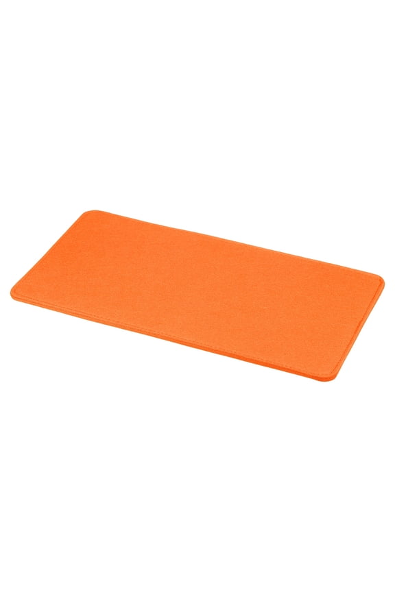 Felt Base Shaper, 14 x 7 Inch Rectangle Bag Bottom Shaper, Orange Red