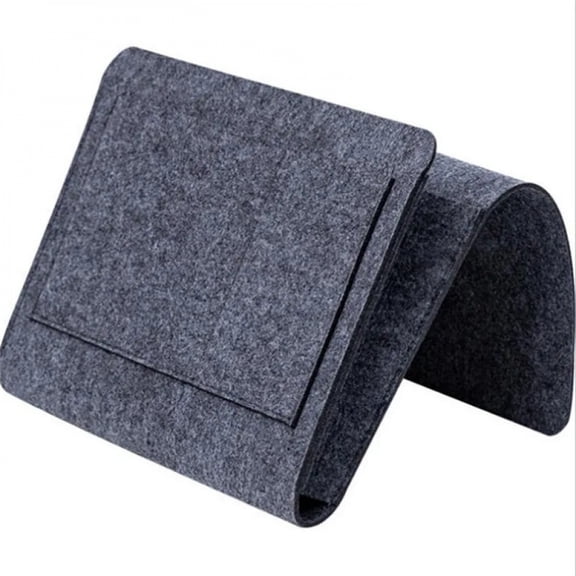 Felt Bedside Storage Bag Organizer Bed Desk Bag Sofa TV Remote Control Hanging Caddy Couch Storage Organizer Bed Holder Pockets