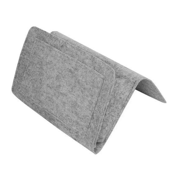 Felt Bedside Storage Bag Organizer Bed Desk Bag Sofa TV Remote Control Hanging Caddy Couch Storage Organizer Bed Holder Pockets