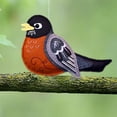thumbnail image 1 of Felt Bird Ornament, Wool Hanging Decoration, Handmade Decor, 1 Count, 1 of 2