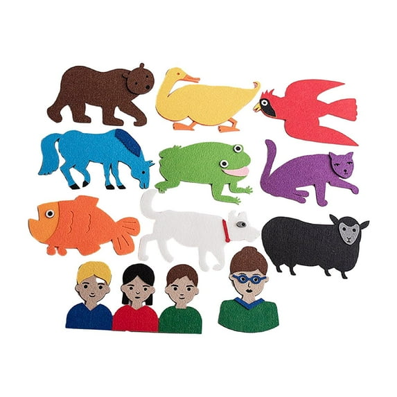 Felt Board Figures Storytelling Teaching Activity Figures Kits for Preschool