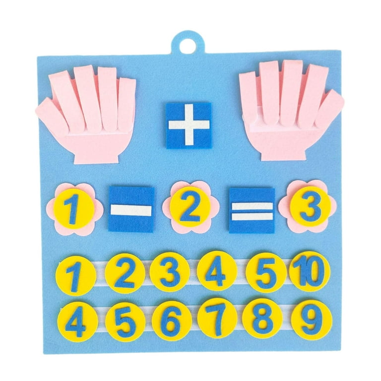 Best Deal for Felt Board Set Finger Numbers Counting Toy Handmade Felt