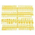 thumbnail image 1 of Felt Board Letters, 510 Characters Yellow 3/4" Letters Numbers Symbols Changeable Plastic Message Boards 3Pcs, 1 of 6