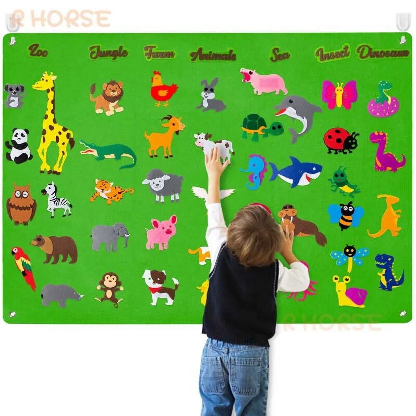 Felt Board Stories Set Montessori Ocean Farm Insect Animal Family ...