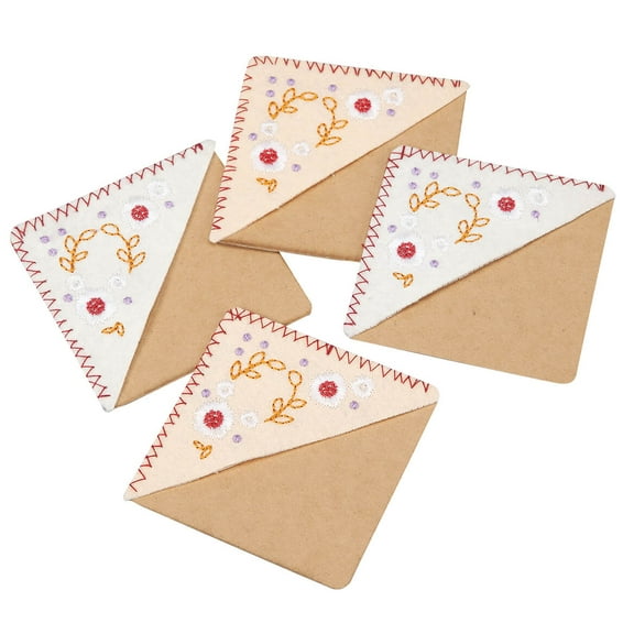 Felt Corner Bookmarks, Set of 4