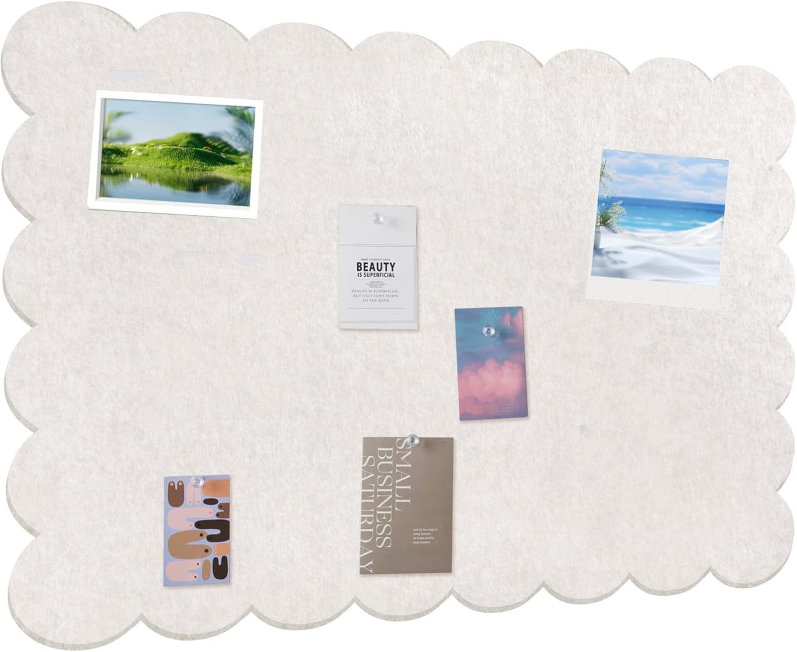 Felt Bulletin Board,Bexikou 36 x 24 Inches Cork Board Felt Board Tiles,Foldable Pin Cork Board for Wall, Pin Board Notice Boards for Home Office Kitchen