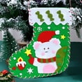 thumbnail image 1 of Felt Christmas Stockings with DIY Ornaments, Handmade Sewing Craft Kits for Kids, Holiday Party Decorations and Gift Bags for Christmas Tree, 1 of 5