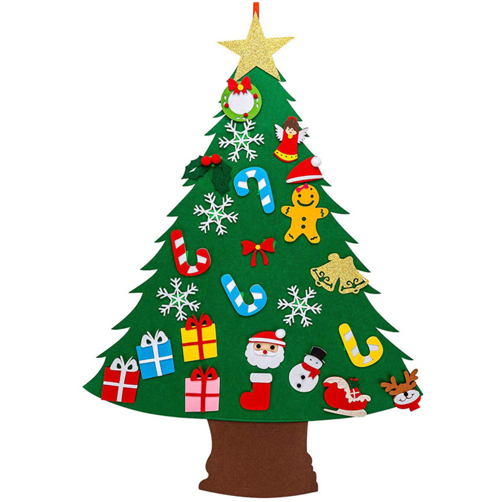 Felt Christmas Tree Large Size Christmas Tree Adornment Felt Christmas