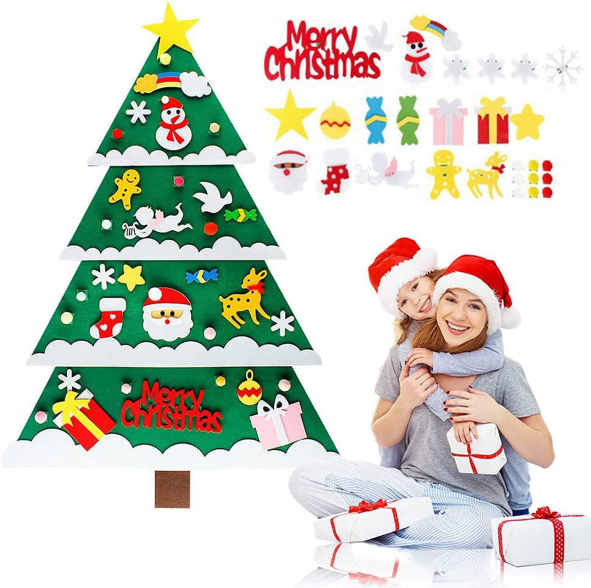 Felt Christmas Tree Set Wall Hanging Christmas Decor Walmart felt-christmas-tree-set-wall-hanging-christmas-decor-walmart