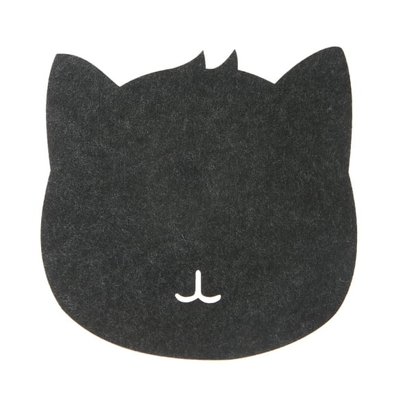 Felt Cloth Mouse Pad Cute Cat Design Anti-slip For Computer Laptop Keyboard Mice Pads Mouse Glide Mat 7.87x7.87in