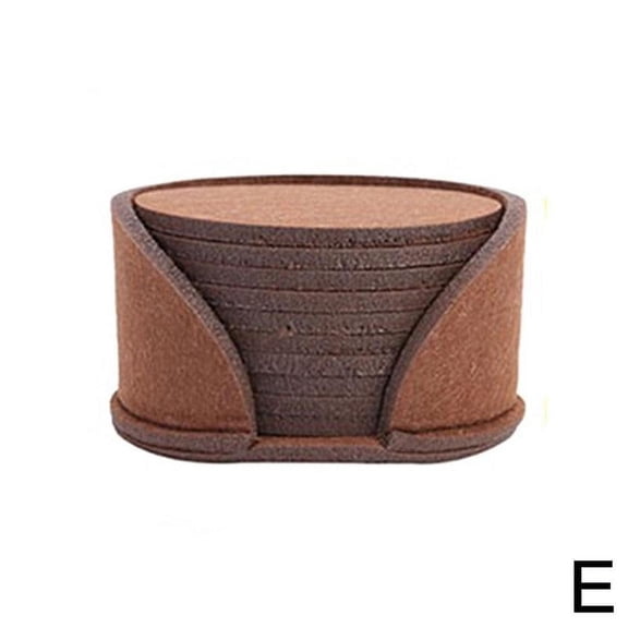 Felt Coaster Super Absorbent Drink Round Cup Mat Coasters Holder New Brand C4N9