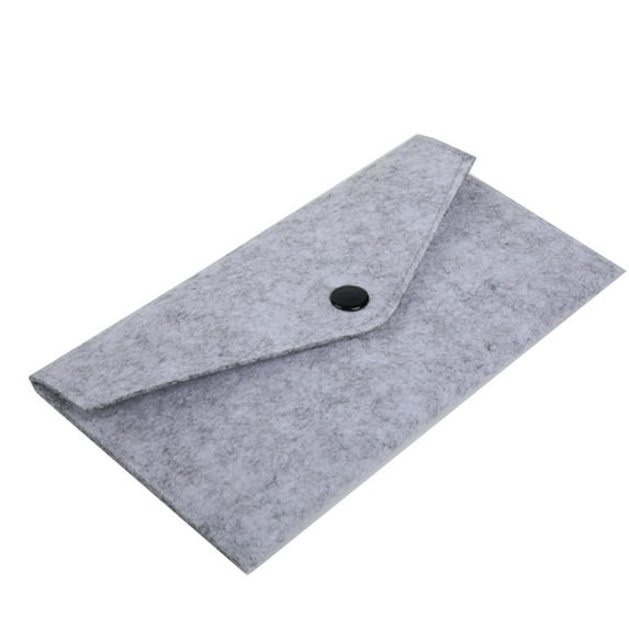 Felt Coin Wallet Women Men Purse Change Bag ID Credit Card Holder