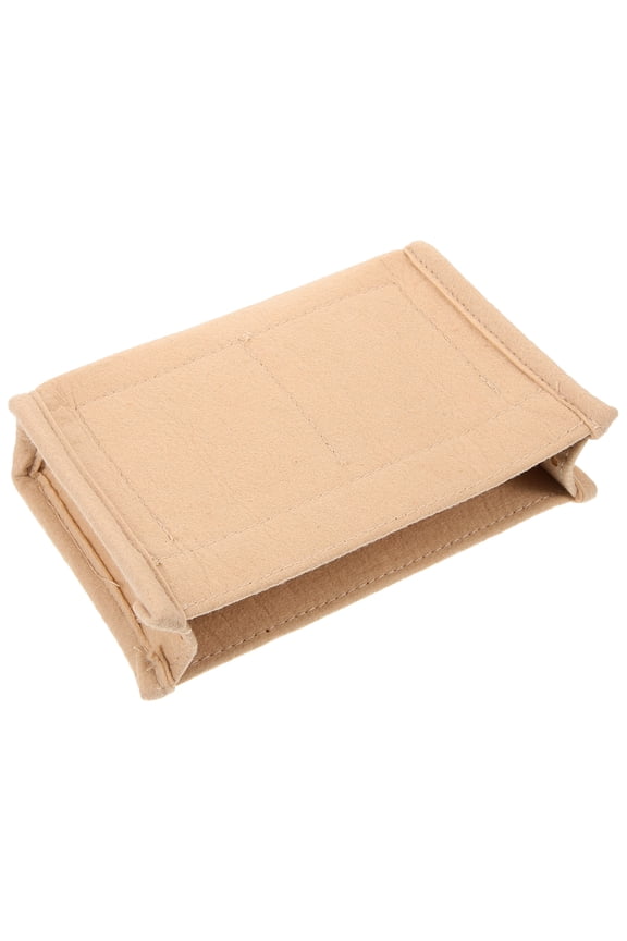 Felt Cosmetic Bag Handbags Makeup Purse Organizer Liner Tote Insert Quilted Travel