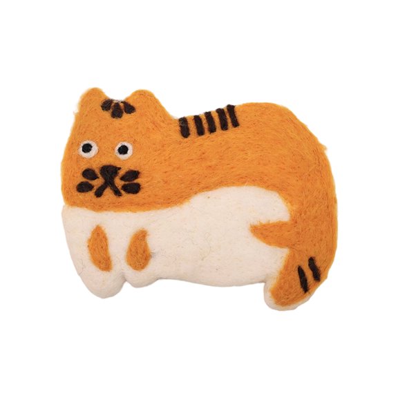 Felt Drink Coaster Pack Cartoon Creature Design Nonslip Office Table Essential