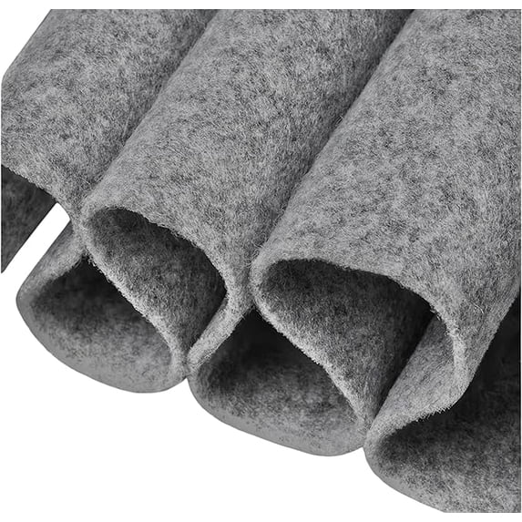 FabricLA Felt Fabric | 36"X 36" inch (1 Square Yard) 1.6mm Thick Fabric | Non-Stiff, Soft Fabric Material | Durable Felt Fabric | Soft Felt Roll for Crafts, Sewing, and Padding | Heather Grey 455