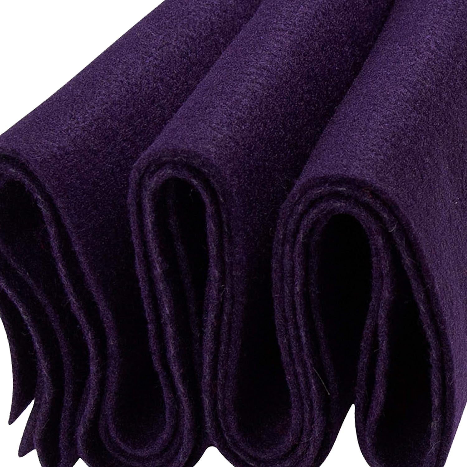 Felt Fabric 72" Inch Wide & 1.6mm Thick Plum Fabric NonStiff, Soft