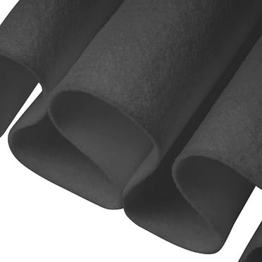 FaricLA Felt Fabric | 72" Inch Wide & 1.6mm Thick Dark Grey Fabric | Non-Stiff, Soft Fabric Material Felt Fabric by The Yard Soft Felt Roll for Crafts, Sewing and Padding | Half Yard Fabric Dark Grey