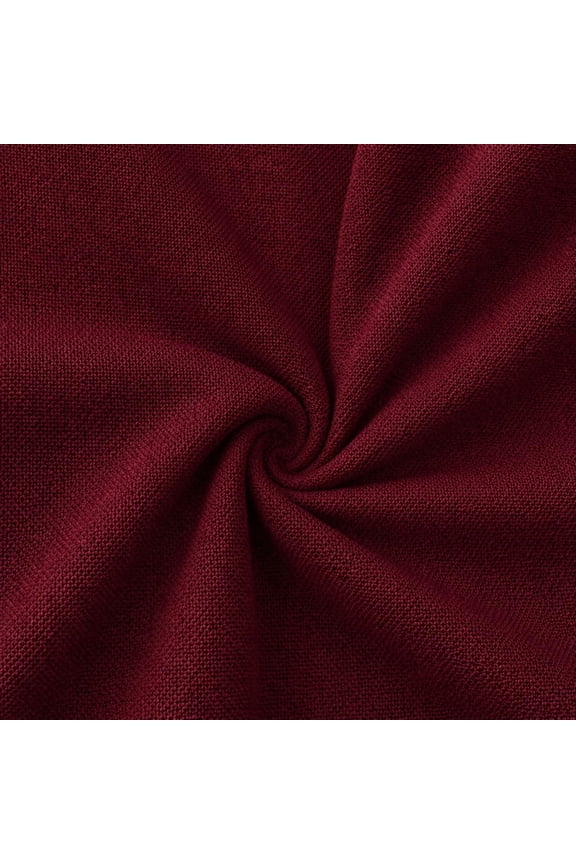 100% Rayon Challis Fabric by The Yard – 55-60” Wide Soft Lightweight Breathable Draping Fabric for Dresses, Blouses, Skirts, Pajamas & Summer Clothing – Burgundy 1 Yard