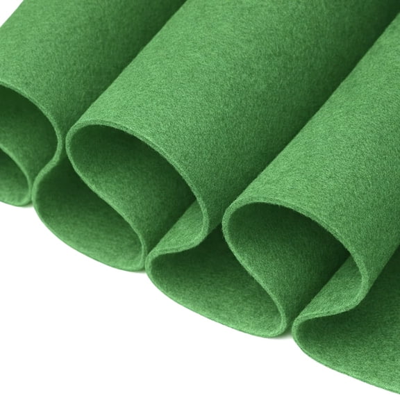 FabricLA Felt Fabric | 72" Inch Wide & 1.6mm Thick Green Fabric | Non-Stiff, Soft Fabric Material Felt Fabric by The Yard Soft Felt Roll for Crafts, Sewing and Padding | Half Yard Fabric Green