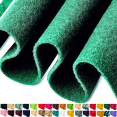 thumbnail image 1 of FabricLA Felt Fabric | 72"Inch Wide & 1.6mm Thick Kelly Green Fabric | Non-Stiff, Soft Fabric Material Felt Fabric by The Yard |Felt Roll for Crafts, Sewing and Padding | Half Yard Fabric Kelly Green, 1 of 6