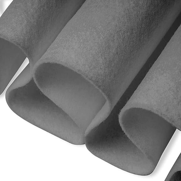 FabricLA Felt Fabric | 72" Inch Wide & 1.6mm Thick Lt Grey Fabric | Non-Stiff, Soft Fabric Material Felt Fabric by The Yard Soft Felt Roll for Crafts, Sewing and Padding, | 2 Yards Fabric PLt Grey