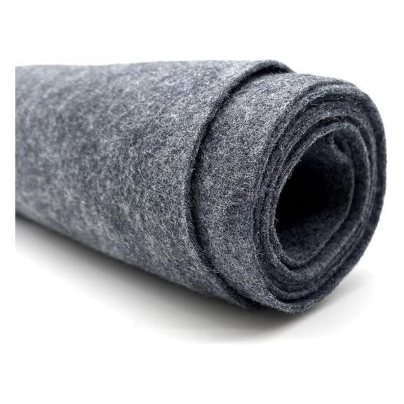 Felt Fabric by The Yard - 72" Wide & 1.6mm Thick Acrylic Felt - Soft and Durable Charcoal Fabric for DIY Arts & , Decorations and More - 4 Yards Charcoal