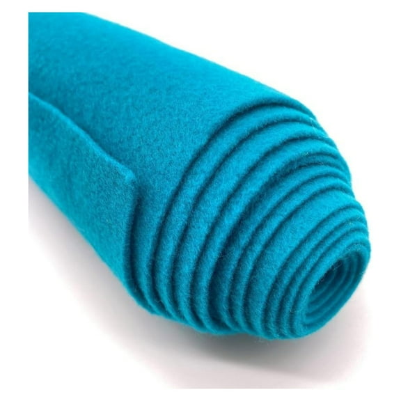 Felt Fabric by The Yard - 72" Wide & 1.6mm Thick Acrylic Felt - Soft and Durable Turquiose Fabric for DIY Arts & , Decorations and More - 3 Yards Turquiose