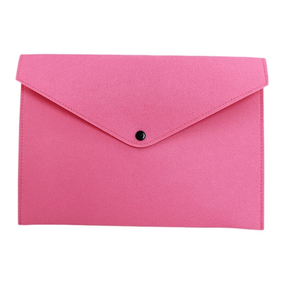 Felt File Folder, Ongmies Durable Briefcase, Document Bag, Paper File Folders, Portfolio Case, Letter Envelope, Handbag Button Closure for Home Stationery